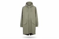 Rains men's Jacket Green S Hooded Waterproof Lightweight - S Regular