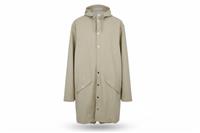 Rains men's Jacket Beige XL Waterproof Hooded Lightweight - XL Regular