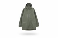 Rains men's Jacket Green XL Hooded Waterproof Polyester - XL Regular