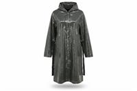 Rains women's Long Raincoat Green M Hooded Belted Waterproof - M Regular