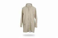 RAINS men's Beige S Hooded Waterproof Lightweight