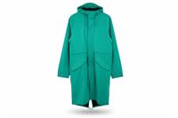 Rains women's jacket Green L Hooded Water-resistant Lightweight - L Regular