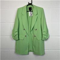 River Island Green Basic Jacket Size 6 Casual Spring / Size 6 / Womens / Gr...