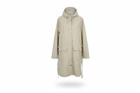 RAINS women's Beige jacket M Waterproof Belted Snap Buttons - M Regular