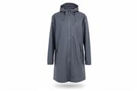 RAINS men's jacket navy M Hooded Waterproof Longline - M Regular