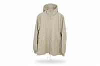 Rains men's Jacket Beige L Hooded Waterproof Lightweight - L Regular