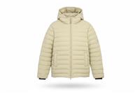 Rains men's Jacket Beige Size L Hooded Waterproof Mid-Length - L Regular