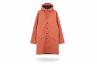 RAINS men's red jacket M Waterproof Hooded - M Regular