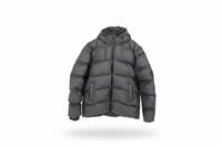 RAINS men's Insulated Jacket Black Size L Hooded Water-resistant - L Regular