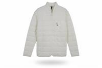 RAINS men's Jacket Ivory L Lightweight Quilted Mid-Length - L Regular