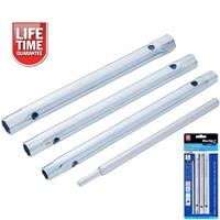 4 PC MONOBLOC TAP BOX SPANNER SET 8-9, 10-11, 12-13mm + BAR EXTRA REACH 185mm