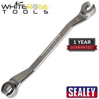 Sealey Brake Pipe Spanner 10 x 11mm Cranked Offset Fuel Pipe Flare Nut