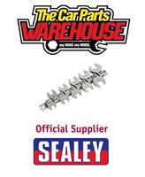 SEALEY S0866 Crows Foot spanner 10pc Open End 3/8Sq Drive Metric Siegen