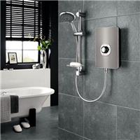 Triton Aspirante Electric Shower 8.5kW Gun Metal Modern 3 Spray ASP08GUNMTL