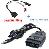 OBD2 USB Cable FTDI FT232RL Chip + 3 Pin Adapter Cable GuzziDiag JPDiag