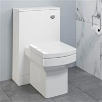 500mm Bathroom Toilet Concealed Cistern Furniture Unit Pan Soft Close Seat White