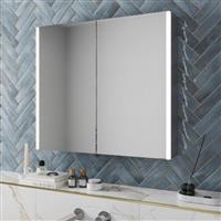 Modern Bathroom Cabinet/LED Mirror Wall Hung Illuminated Shaver Sensor 600 x 700