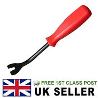 CAR DOOR UPHOLSTERY PANEL TRIM CLIP FASTENER TACK REMOVER PRY BAR TOOL CLEAT