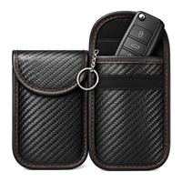 2 Pack Car Key Signal Blocker Case Faraday Cage Pouch Keyless RFID Blocking Bag