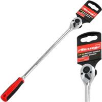 Neilsen Extra Long Reach Socket Ratchet Quick Release 72 Teeth 304mm 1/4