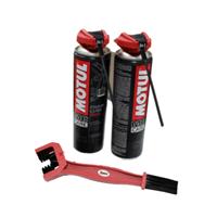 Motul Chain Care Cleaning / Cleaner Lube Brush Kit For Motorcycle