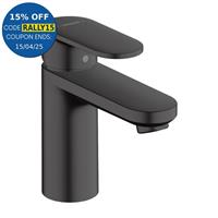 Hansgrohe Vernis Blend Bathroom Basin Mixer Tap Single Lever Matt Black Modern