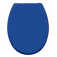 Traditional Toilet Seat Blue Bathroom Round Bottom Fix Plastic Bemis Sta-Tite