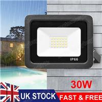 Ultra-Thin LED Floodlight 30W Outdoor Security Flood Light Garden Lights IP66