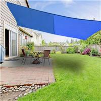 5x4 m Garden Sun Shade Sail Canopy Patio Awning Shelter 98% UV Block Screen Blue