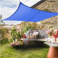 Rectangle Sun Shade Sail 98% UV Block Outdoor Patio Canopy Pool Cover 4x3 m Blue