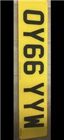REAR/BACK REPLACEMENT NUMBERPLATE ROAD LEGAL
