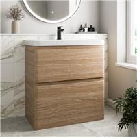 Floor Standing Bathroom Vanity Unit & Basin Sink Storage Furniture Cabinet 800mm