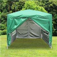 Green 2.5x2.5m Pop Up Gazebo Outdoor Garden Marquee Party Wedding Tent Canopy