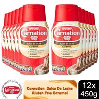 Nestle Carnation Dulce De Leche Caramel Sauce for Desserts and Sweets, 12 x 450g