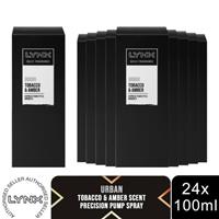 Lynx Urban Precision Deodorant Pump Spray Daily Fragrance 100ml, 24 Pack