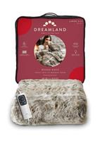 Dreamland Heated Throw Hygge Days Luxury Faux Fur Warming Throw Electric Blanket