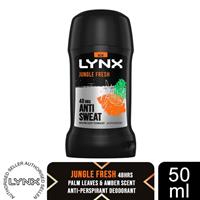 Lynx Anti-Perspirant Deodorant Stick 48H Odour Protection Jungle Fresh, 50ml