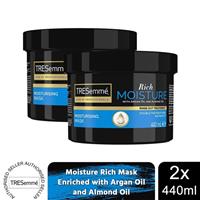 Tresemme Moisture Rich Mask Enriched with Argan Oil and Almond Oil, 2x of 440ml