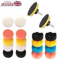 22 Car Polisher Gross Polishing Pads for Drill Sponge Buffer Waxing Buffing Kit