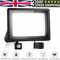 Outdoor Lights 50W LED Floodlight PIR Motion Sensor Garden Flood Security Light