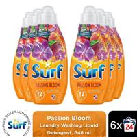 Surf Laundry Washing Liquid Detergent Passion Bloom 3.89 Litre, 144 Washes