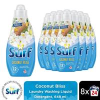 Surf Laundry Washing Liquid Detergent Coconut Bliss 5.18 Litre, 192 Washes