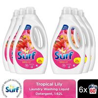 Surf Laundry Washing Liquid Detergent Tropical Lily 9.72 L, 360 Washes