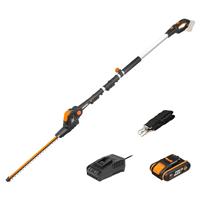 Worx WG252E 20V Max PowerShare 45cm Brushed Cordless Pole Hedge Trimmer