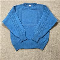 VINTAGE Levis Wool Jumper Mens Medium Relaxed Fit Traditional Knit 80s Sweater - M Regular