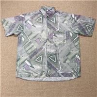 VINTAGE 90s Pattern Shirt Mens XL Abstract Art Patterned Viscose Short Sleeve - XL Regular