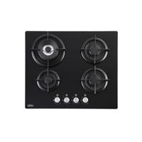 Belling 60cm 4 Built-in Burner Gas Through Glass Hob Black GTG603RI