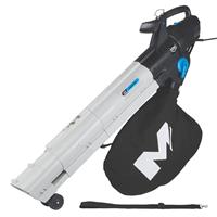 Mac Allister Leaf Blower Vacuum Corded YT623105X Mulching 40 Ltr 2800W 230-240V
