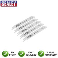 Sealey Worksafe� Reciprocating Saw Blade 150mm 14tpi Pack of 5 WRS3013/150