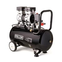POLLOR Air Compressor 50L Silent Low Noise 5.2 CFM Oil Free 50 Litre 115psi